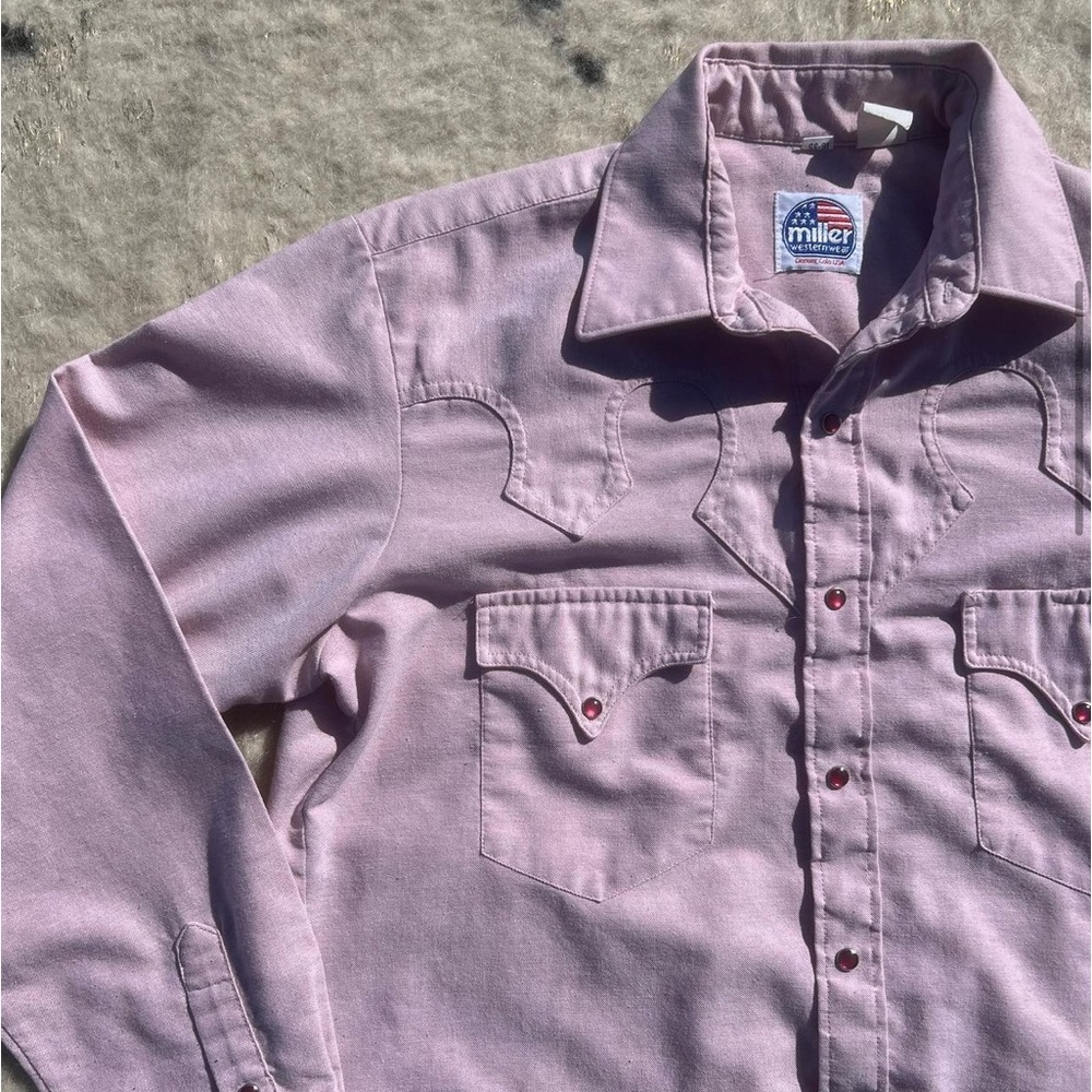 Pink Pearl Snap Shirt